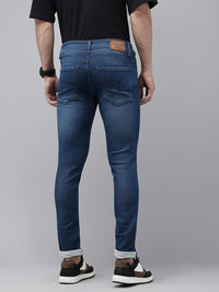 SPYKAR Men Super Skinny Slim Fit Low-Rise Light Fade Stretchable Jeans