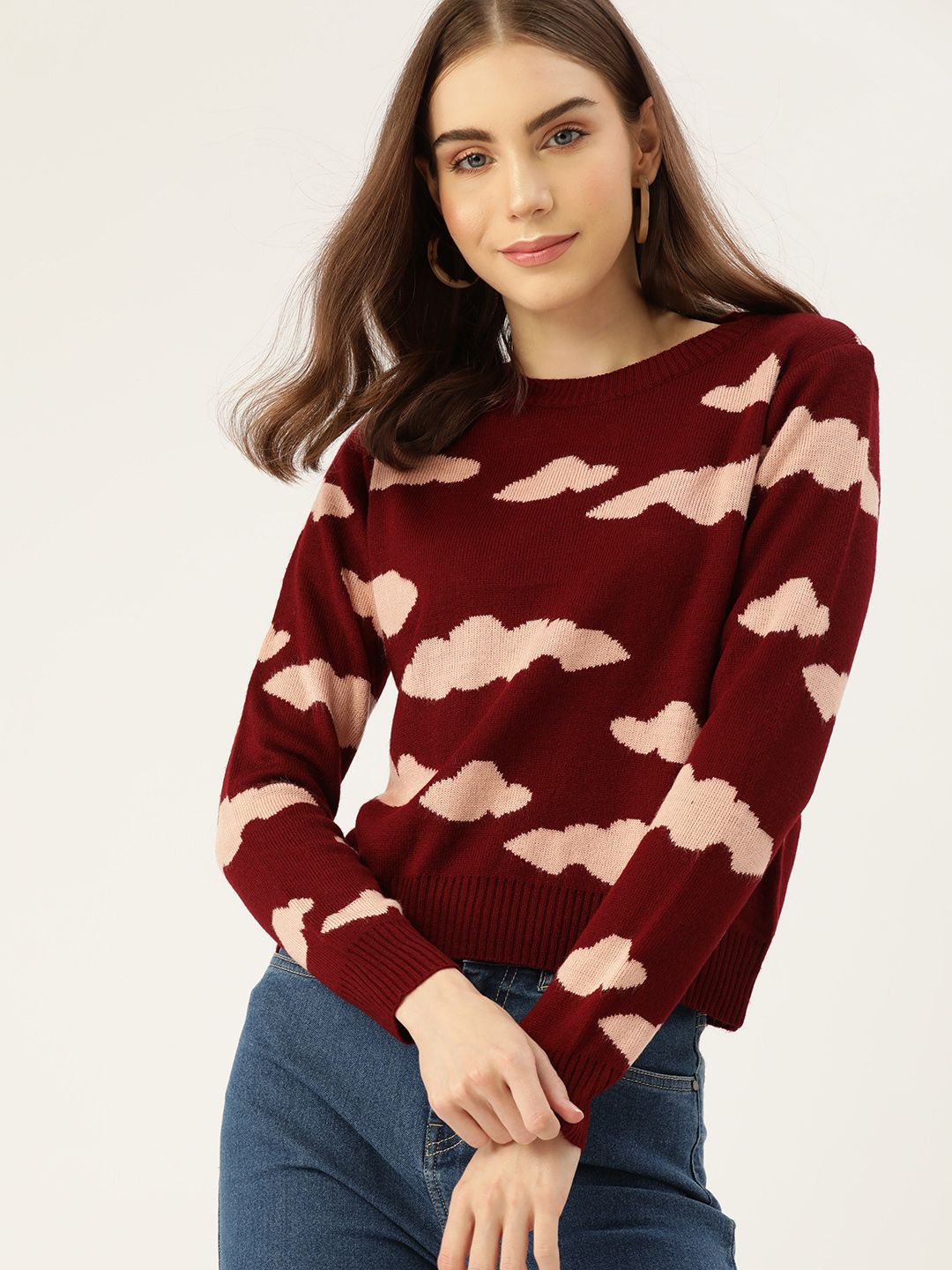 DressBerry Printed Pullover