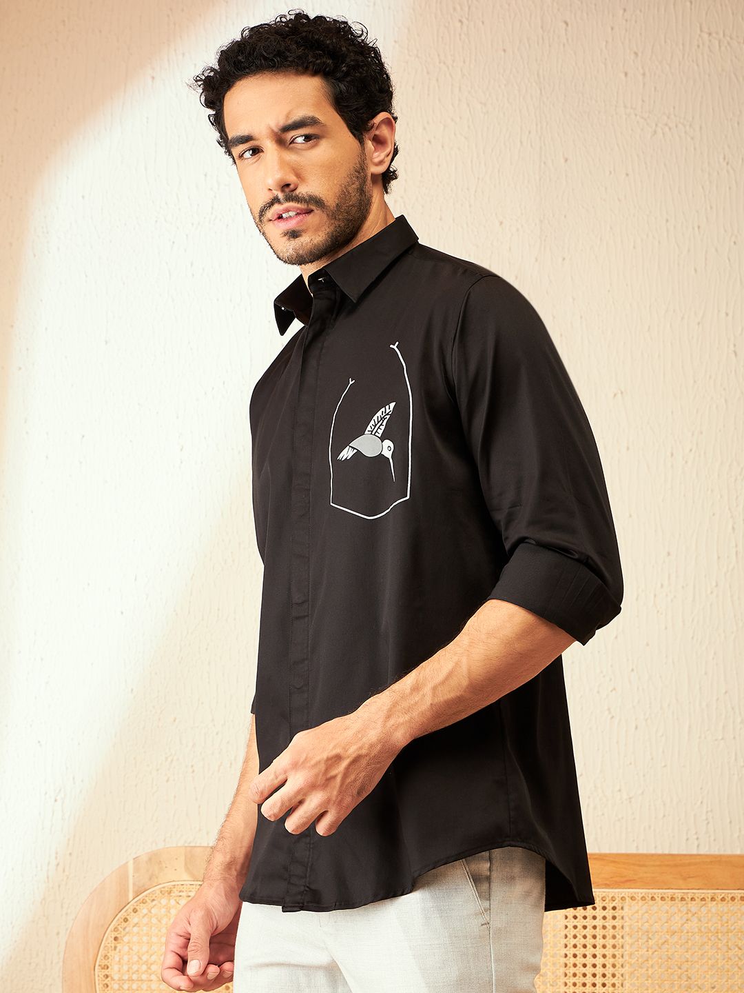 DENNISON Smart Printed Casual Shirt