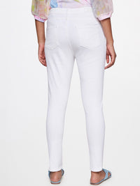 AND Women Mid-Rise Skinny Fit Dark Shade Cotton Jeans