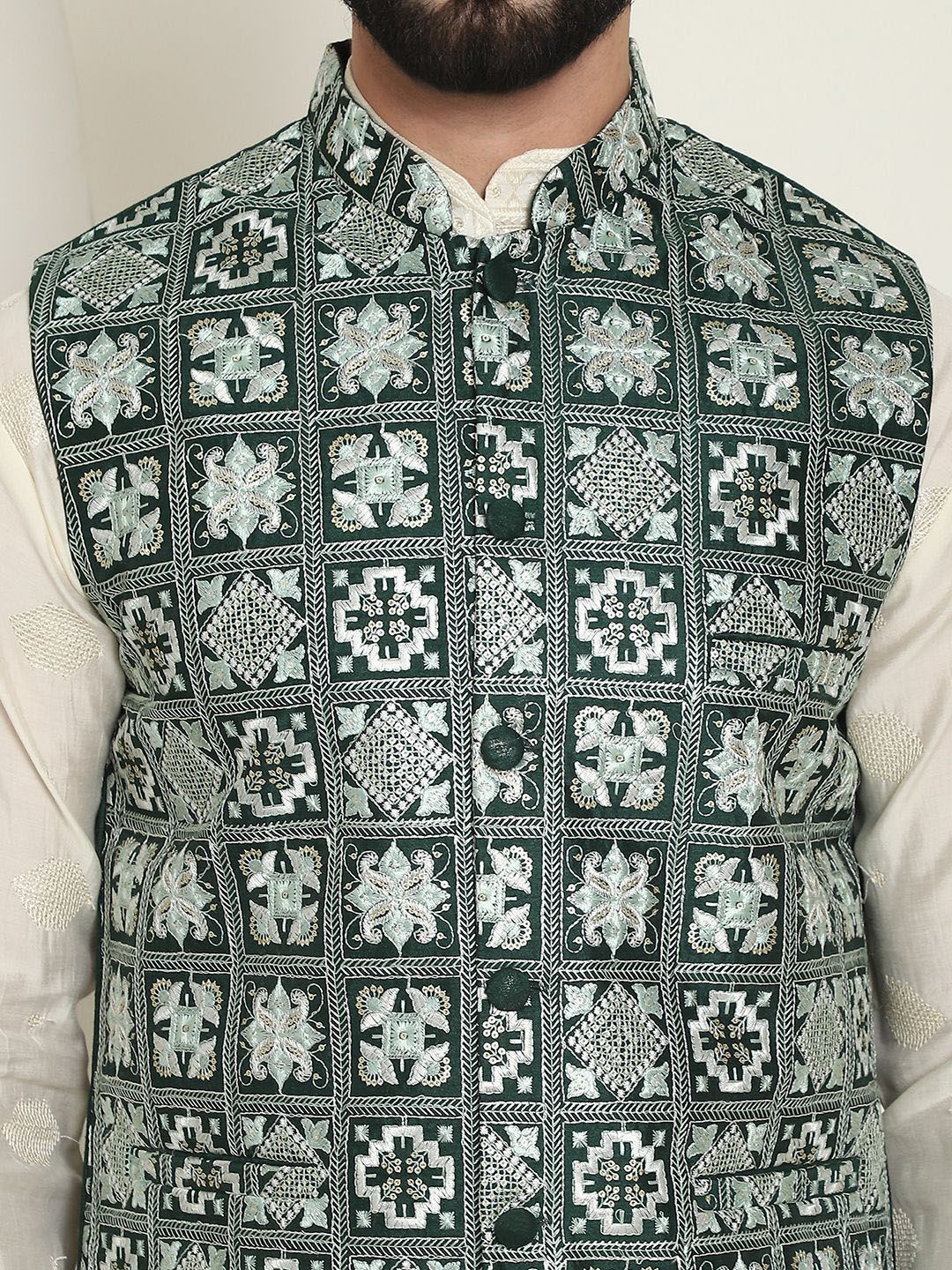Jaket Nehru Sulam Premium SOJANYA