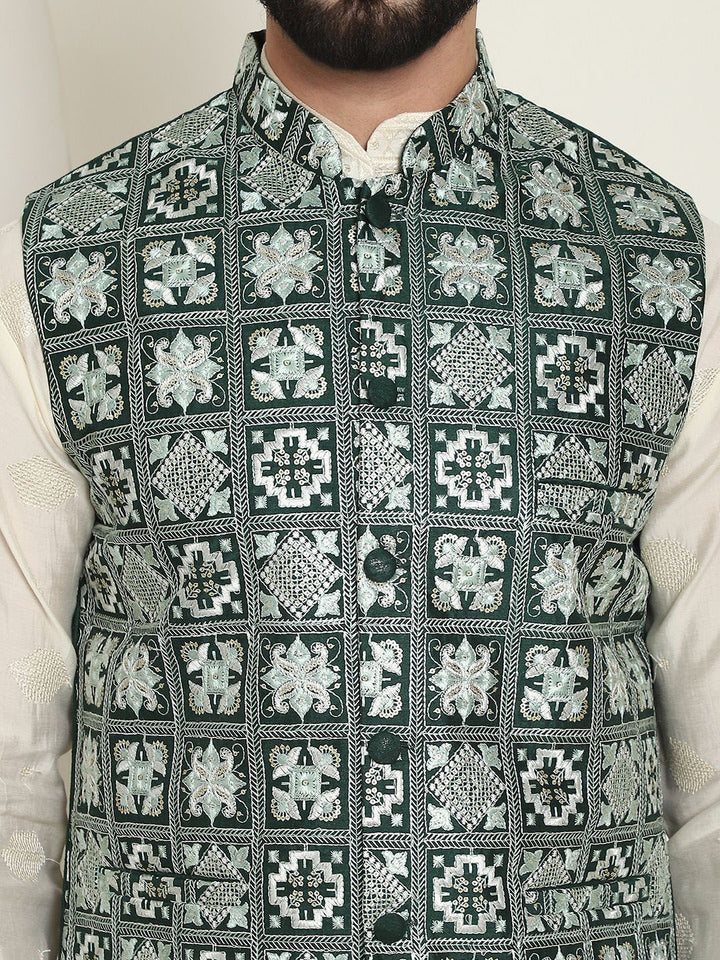 Jaket Nehru Sulam Premium SOJANYA