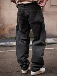 Powerlook Men Loose Fit Pure Cotton Cargos Trousers