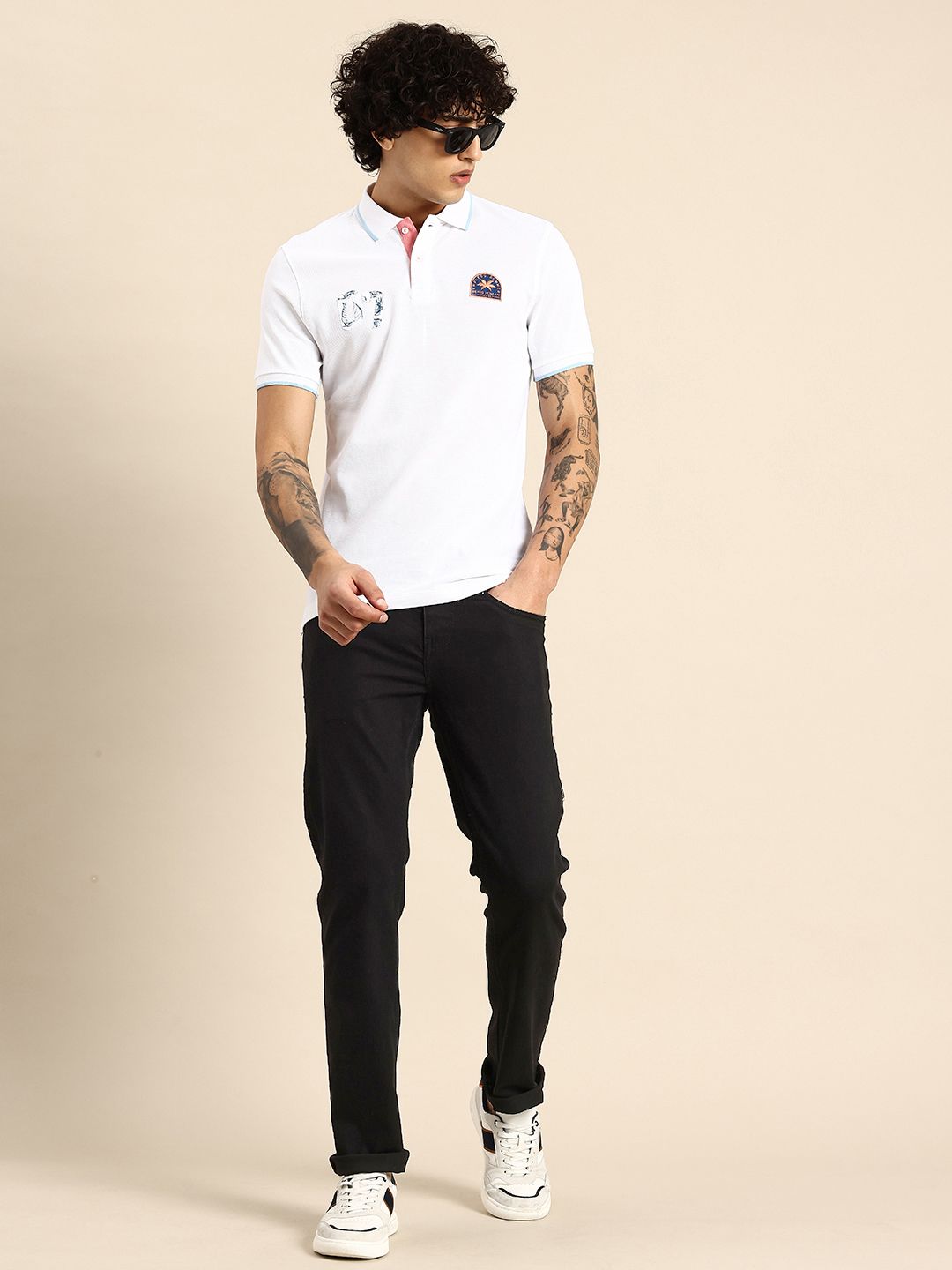 Being Human Men Straight Fit Stretchable Jeans