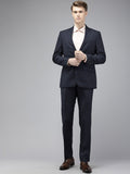 Park Avenue Checked Slim Fit 2 Piece Formal Suit
