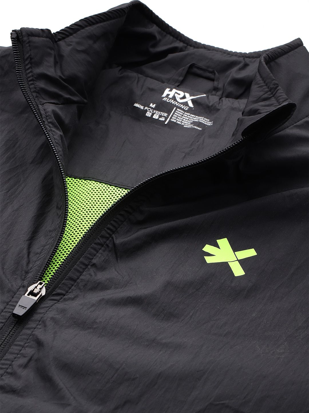 HRX by Hrithik Roshan Rapid-Dry Brand Logo Running Jacket