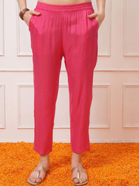 Vishudh Floral Printed Regular Sequinned Kurta with Trousers & With Dupatta