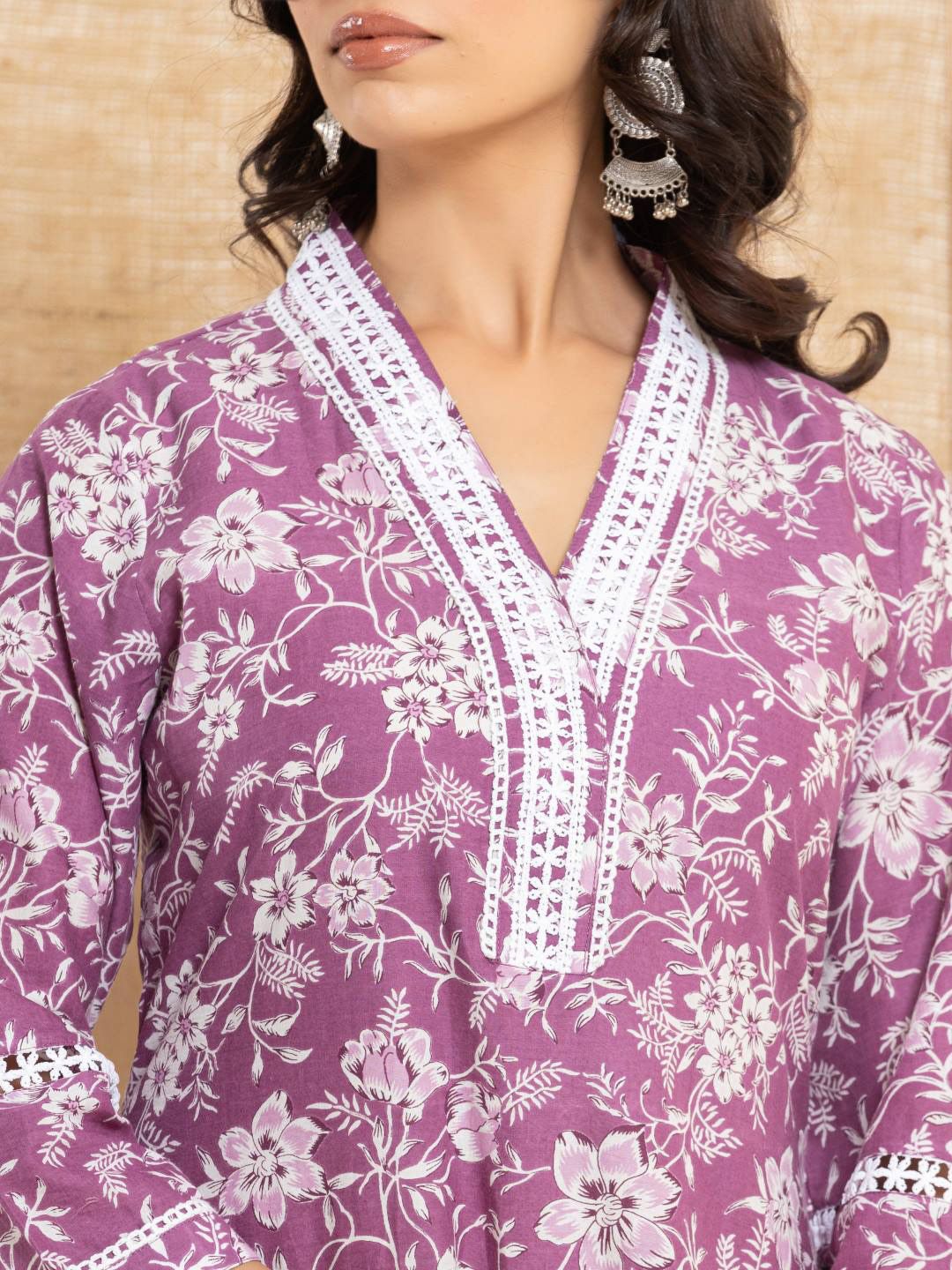 Varanga Floral Printed Regular Straight Kurta with Trouser & with Dupatta