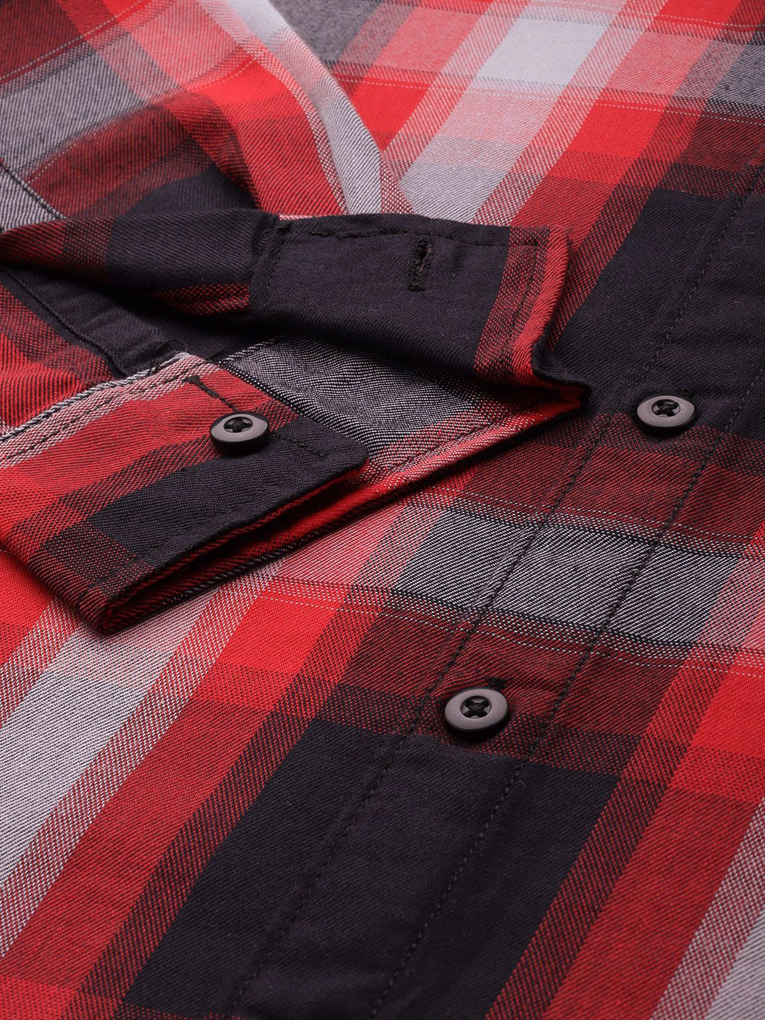 The Indian Garage Co Men Comfort Checked Casual Shirt
