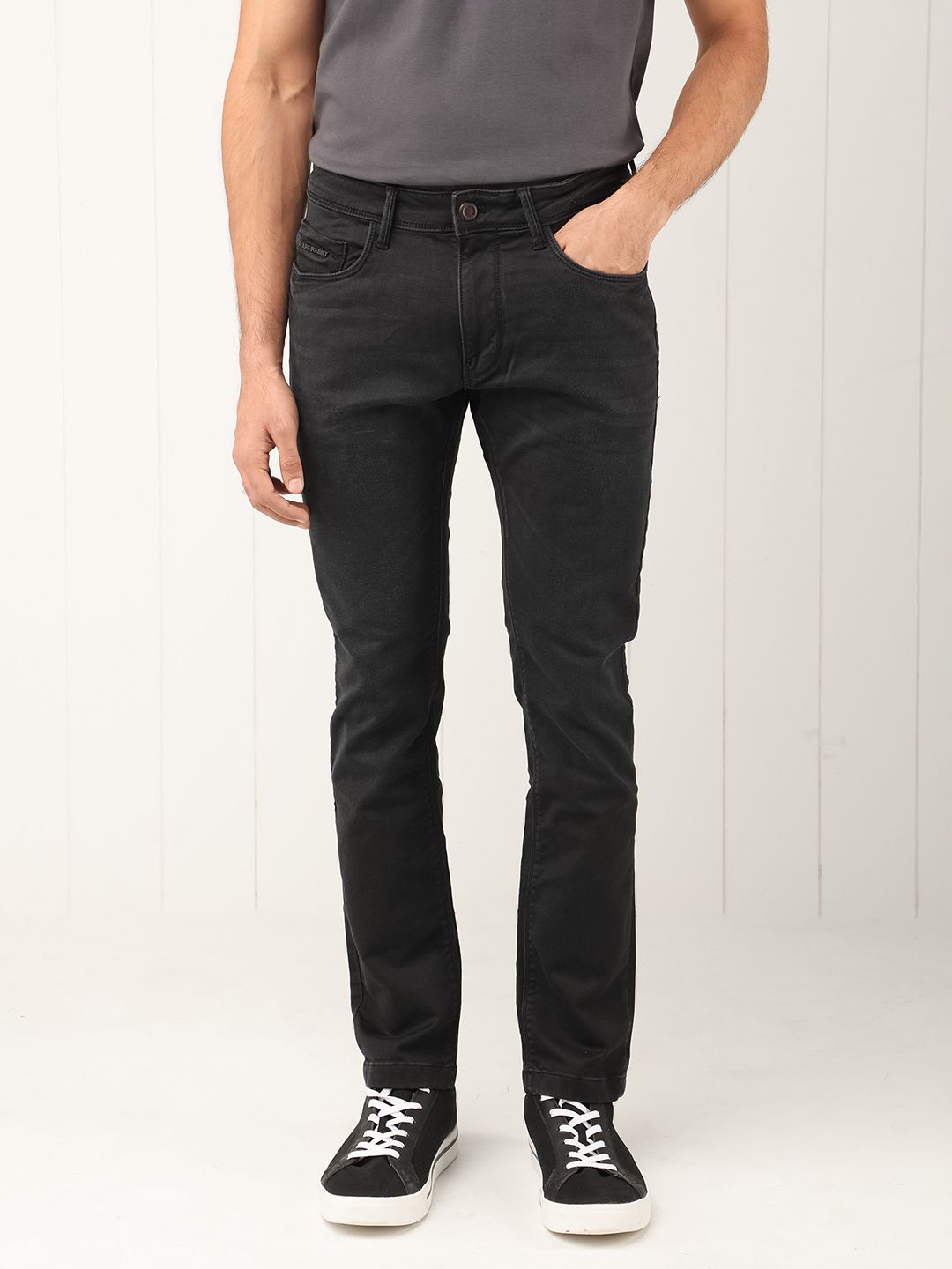 RARE RABBIT Men Riom Slim Fit Cotton Jeans