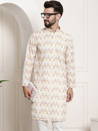 SOJANYA Kurta Bunga Kuning Lelaki