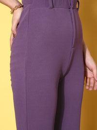 SASSAFRAS Women High-Rise Bootcut Trousers