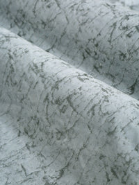 Cortina Grey Set of 2 Abstract Room Darkening Velvet Door Curtains