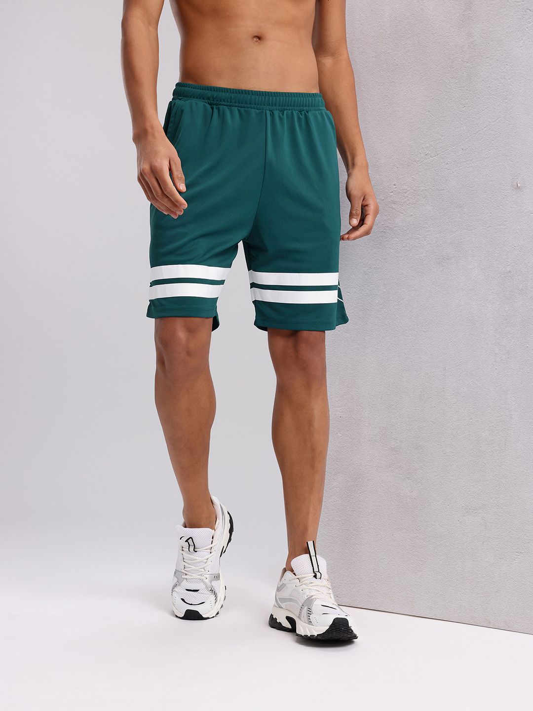 HRX by Hrithik Roshan Men Striped Training Shorts