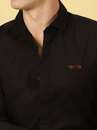 Thomas Scott Spread Collar Slim Fit Classic Casual Shirt