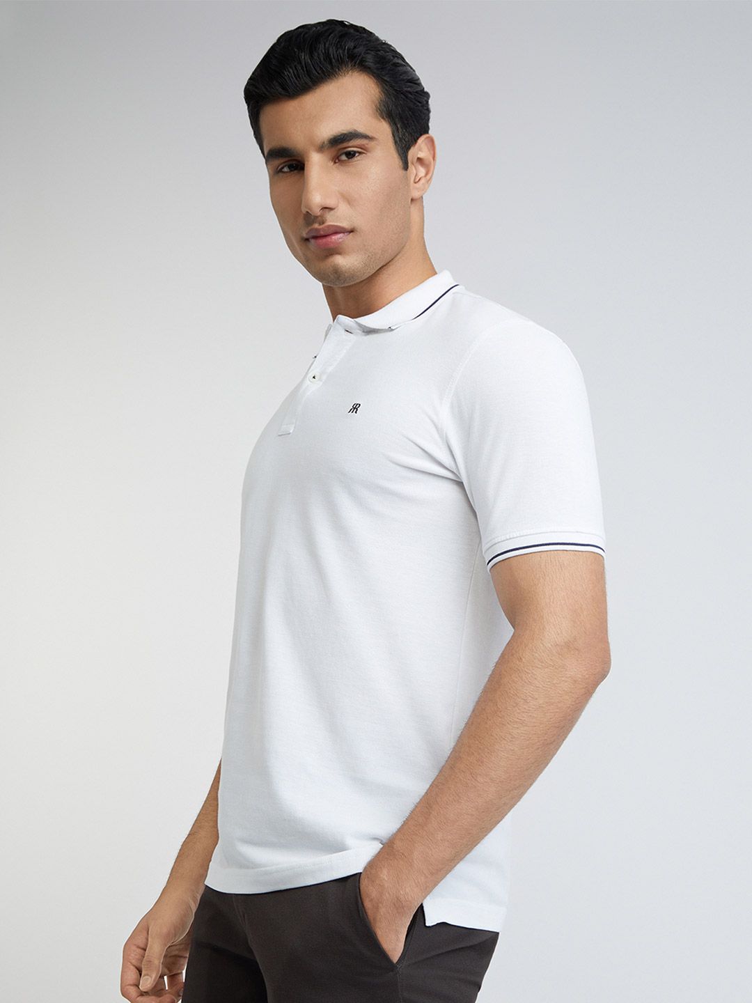Raymond Pure Cotton Polo Collar T-shirt