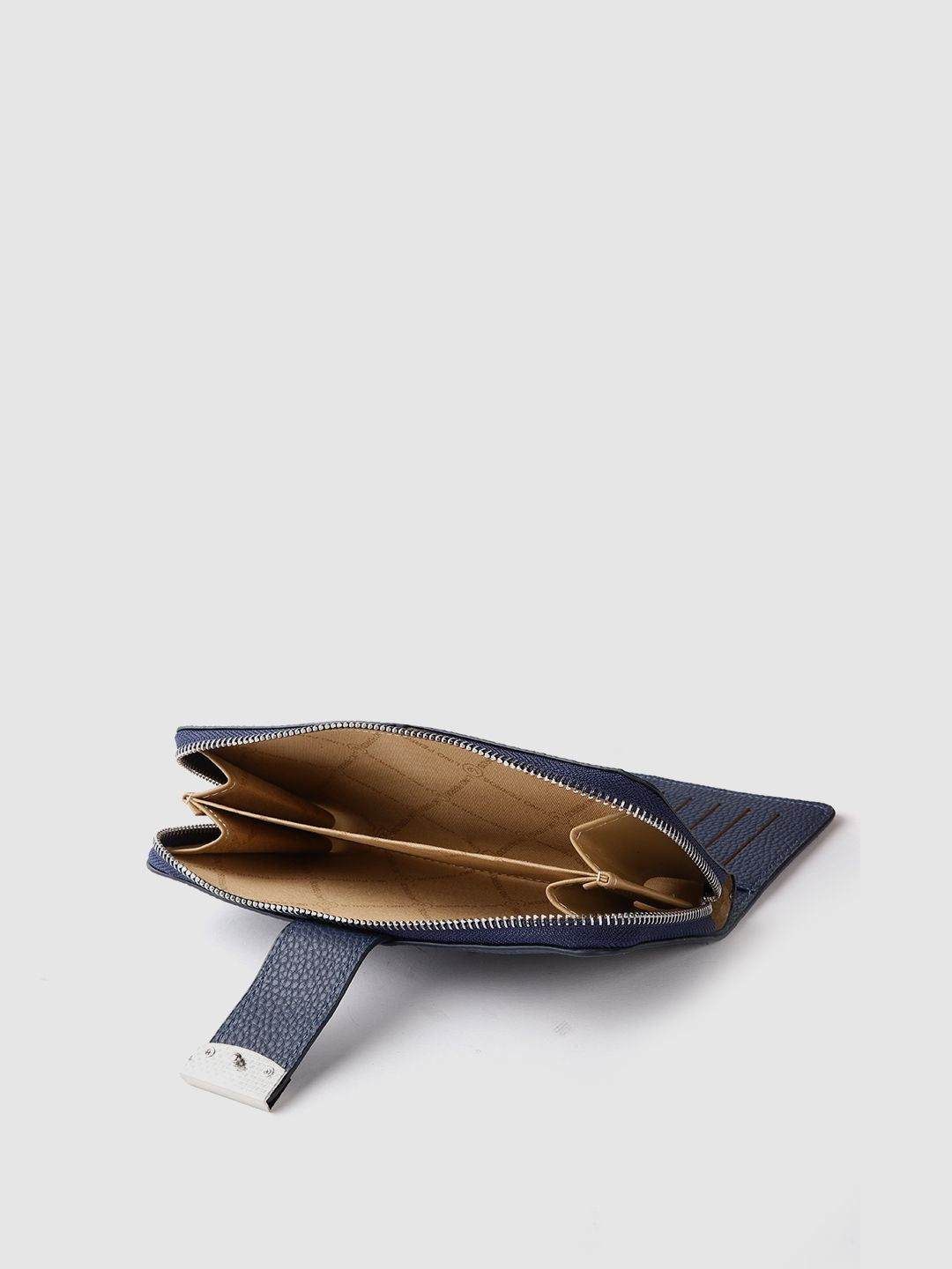 Lino Perros Women Navy Blue Two Fold Wallet