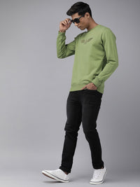 Park Avenue Brand Logo Printed Long Sleeves Sweatshirt