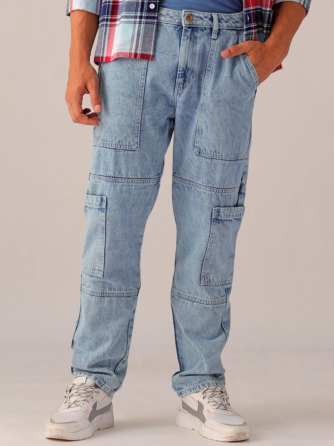 The Indian Garage Co Men Light Fade Jeans