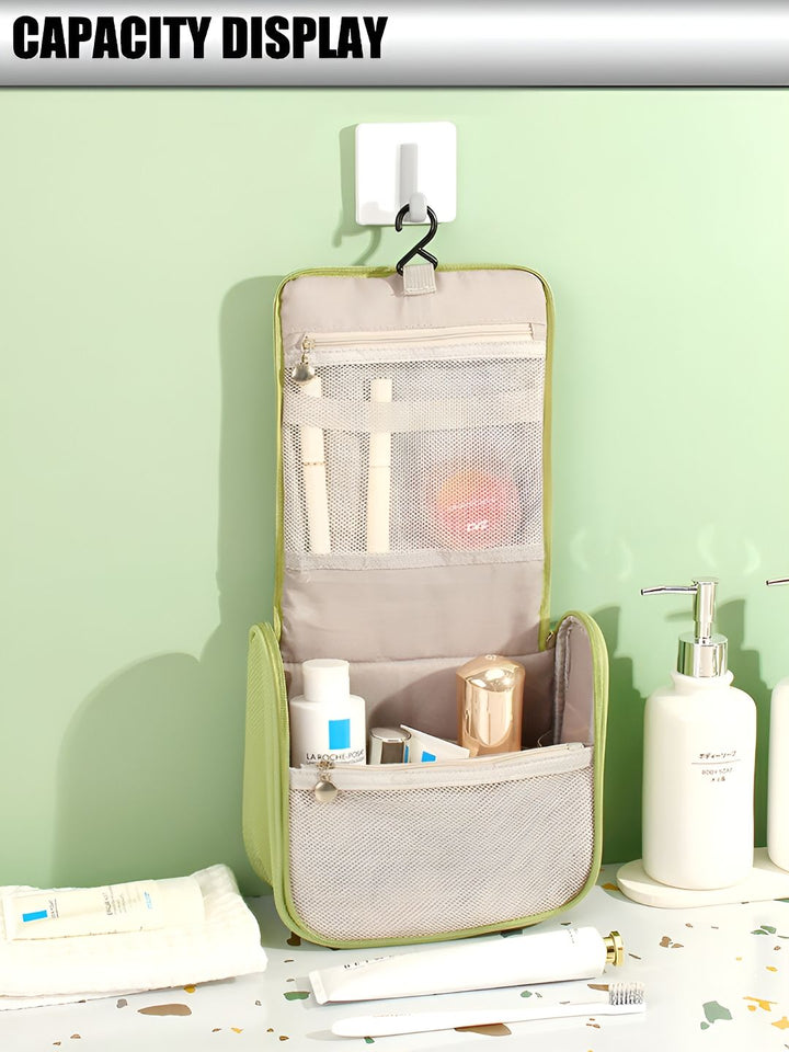 Cortina Green Water Resistant Makeup Organiser