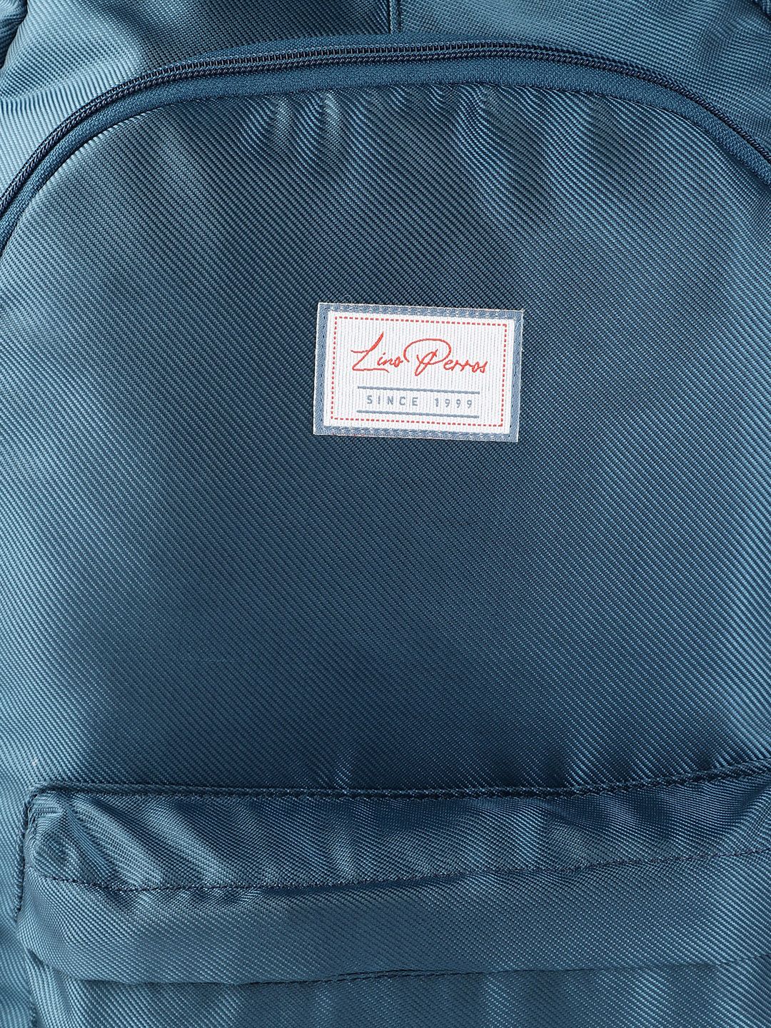 Lino Perros Women Teal Blue Solid Backpack- 28 Litres