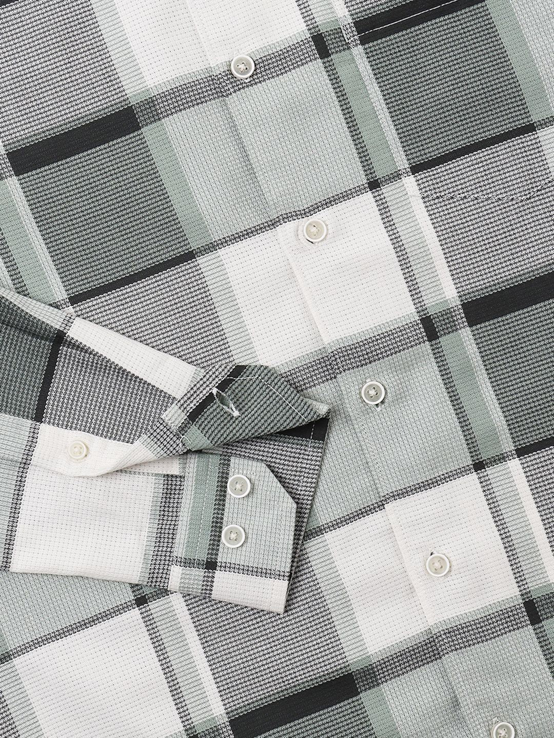 VASTRADO Men Classic Tartan Checks Opaque Checked Casual Shirt