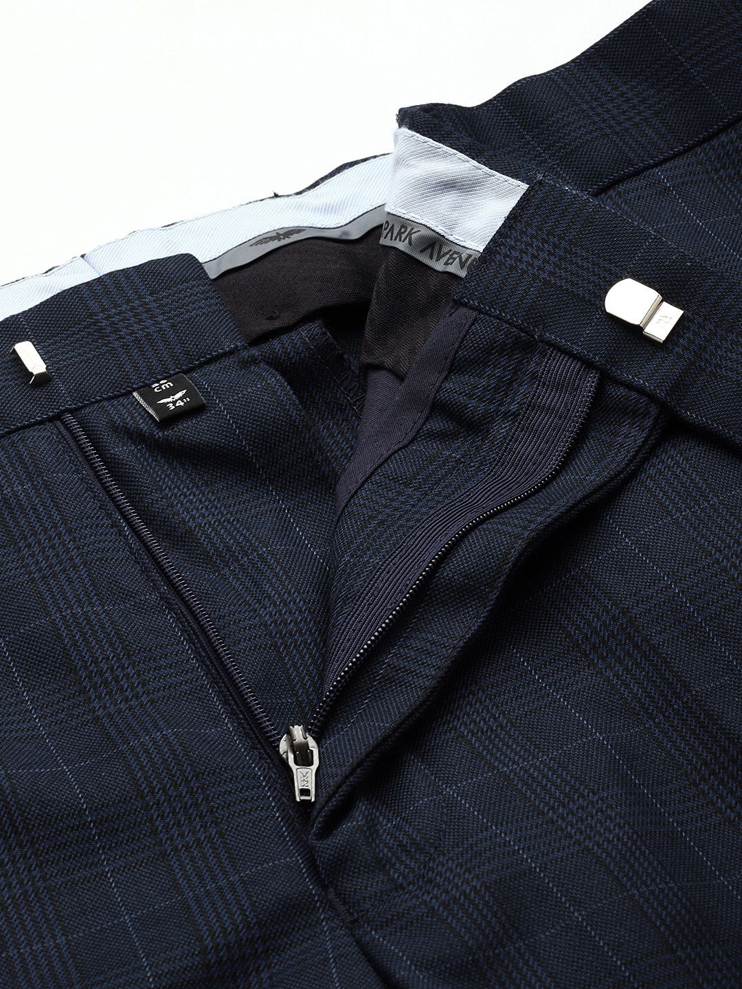 Park Avenue Notched Lapel Collar 3 Piece Formal Suit