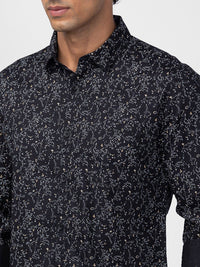 SPYKAR Men Classic Slim Fit Floral Printed Cotton Casual Shirt