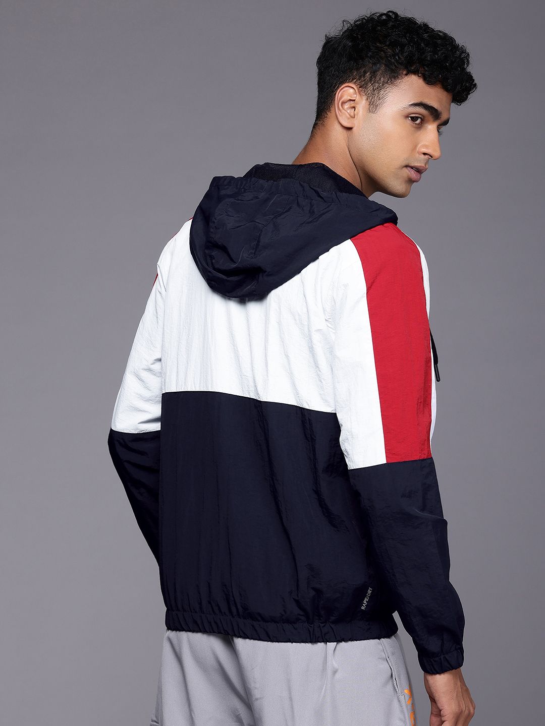 HRX by Hrithik Roshan Colourblocked STREETPULSE Rapid-Dry Sporty Lifestyle Jacket