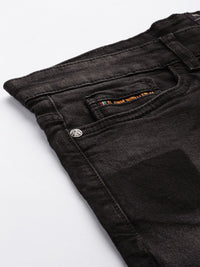 The Indian Garage Co Men Slim Fit Light Fade Stretchable Jeans