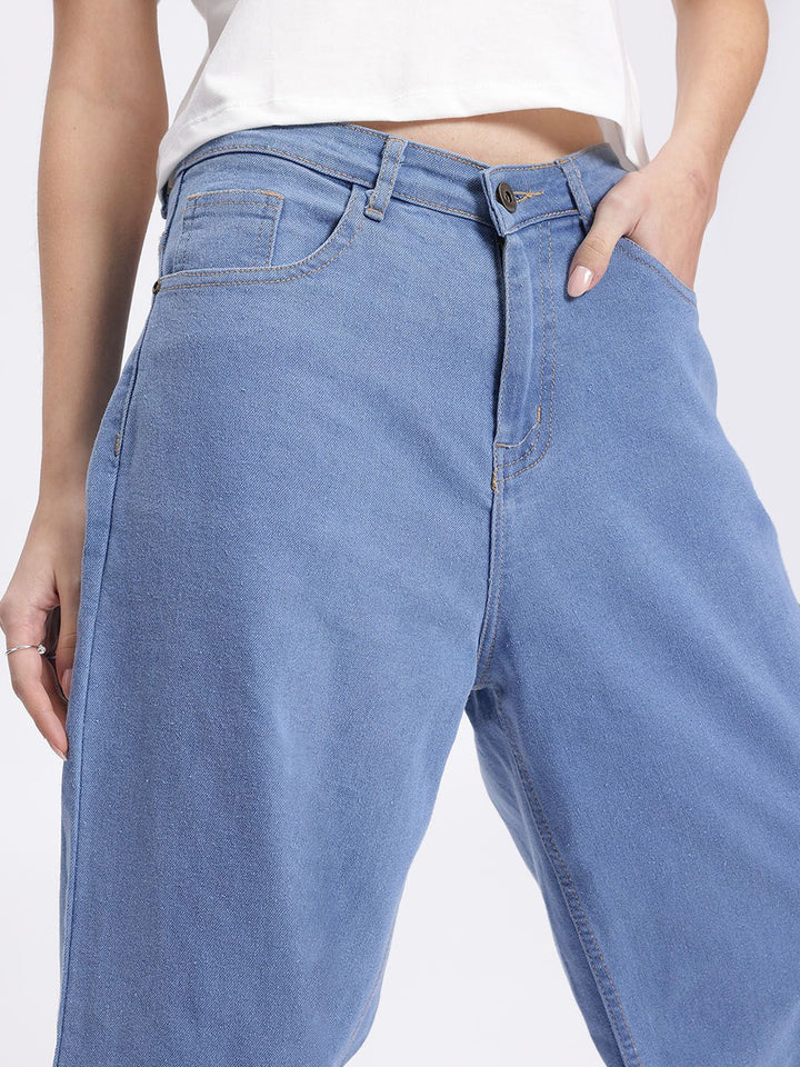 DressBerry Women Urban Vibes Straight Fit Jeans