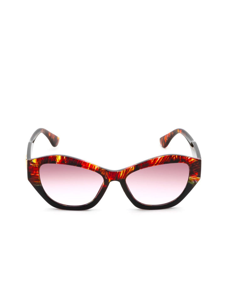 IRUS by IDEE Women Cateye Sunglasses with UV Protected Lens IRS1346C3SG