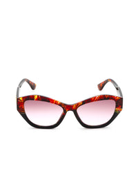 IRUS by IDEE Women Cateye Sunglasses with UV Protected Lens IRS1346C3SG