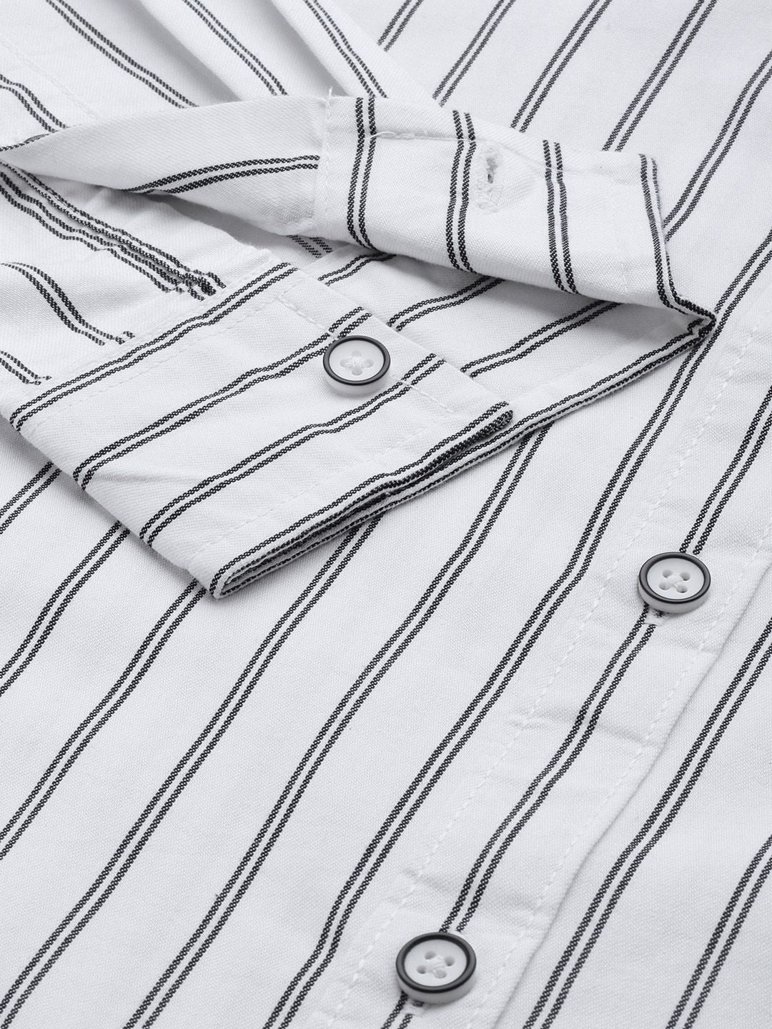 The Indian Garage Co Men Striped Casual Shirt