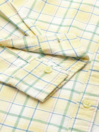 The Indian Garage Co Pure Cotton Slim Fit Checked Casual Shirt