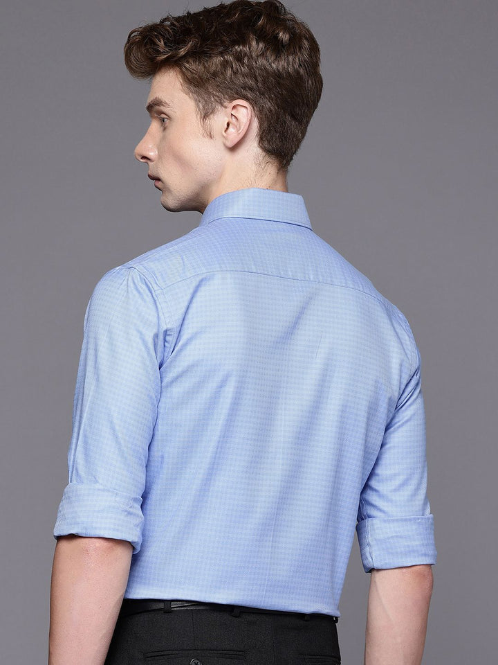 Raymond Slim Fit Checked Formal Shirt