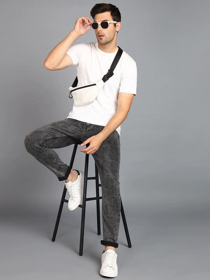 Urbano Fashion Men Clean Look Heavy Fade Stretchable Jeans