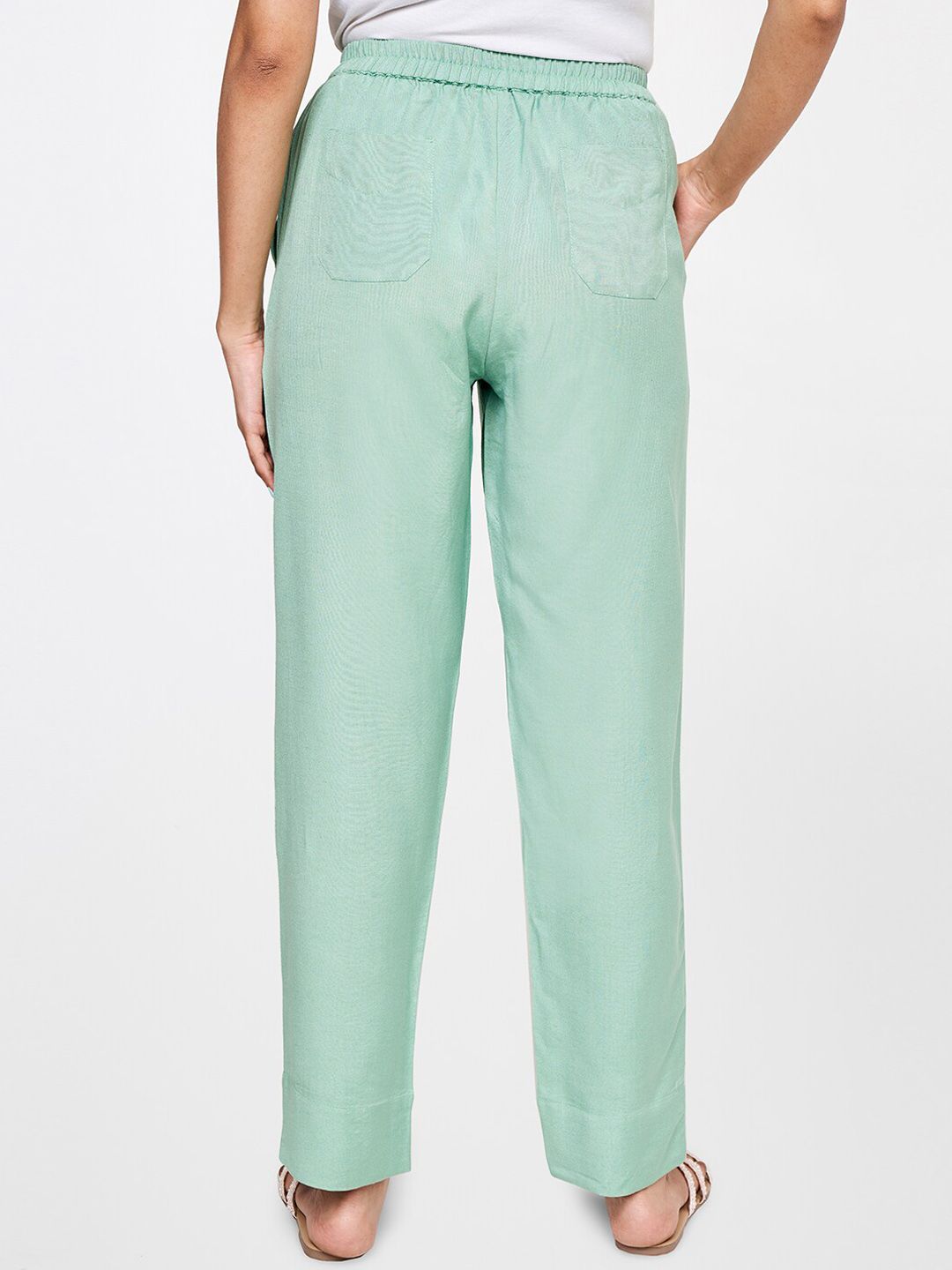 Global Desi Women Straight Fit Trousers
