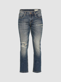 Being Human Men Mid-Rise Mildly Distressed Heavy Fade Jeans