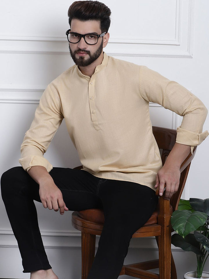 Anug oleh SOJANYA Men Beige Kurta