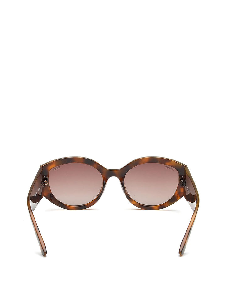 IDEE Women Brown Lens & Brown Cateye Sunglasses with UV Protected Lens