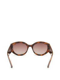 IDEE Women Brown Lens & Brown Cateye Sunglasses with UV Protected Lens