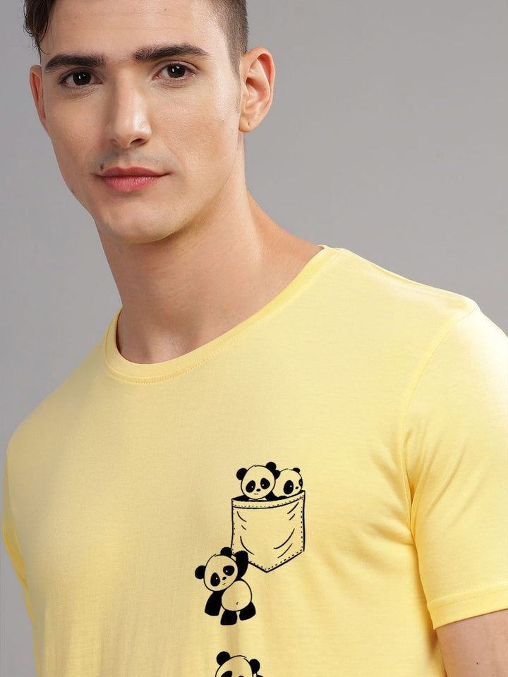 ADRO Men Printed Pockets T-shirt