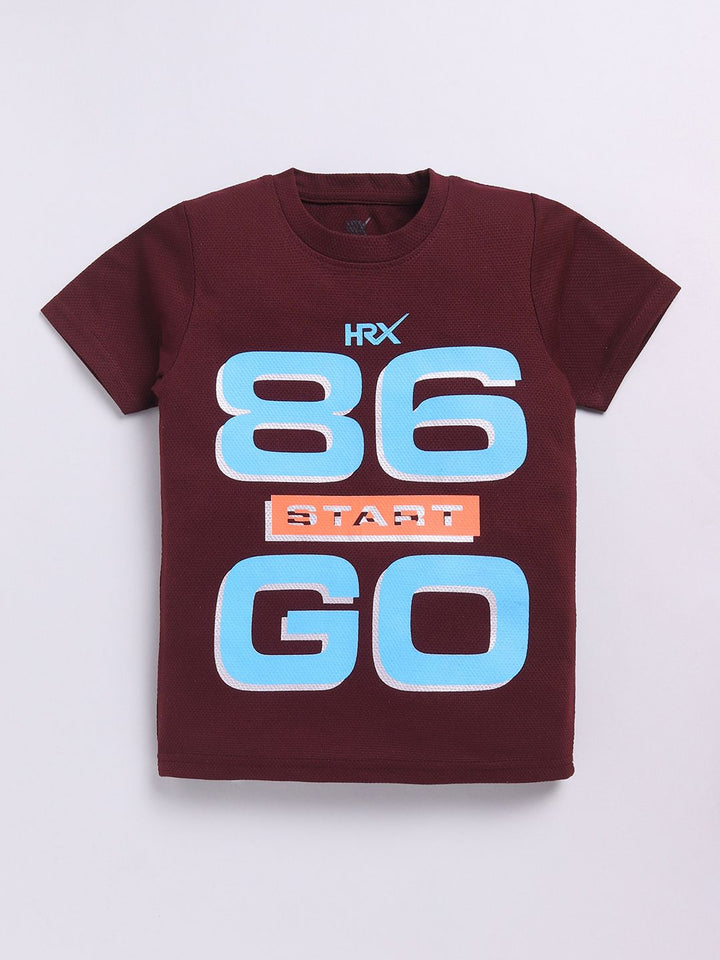 HRX by Hrithik Roshan Boys Printed T-shirt