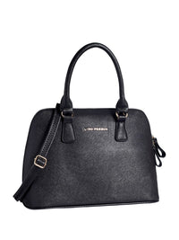 Lino Perros Black Solid Handheld Bag