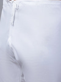 SOJANYA Leheriya Mandarin Collar Pure Cotton Kurta with Pyjamas & Nahru Jacket