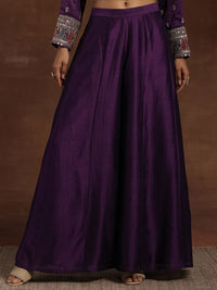 Libas Ethnic Motifs Embroidered Sequinned Kurta With Palazzos & Dupatta