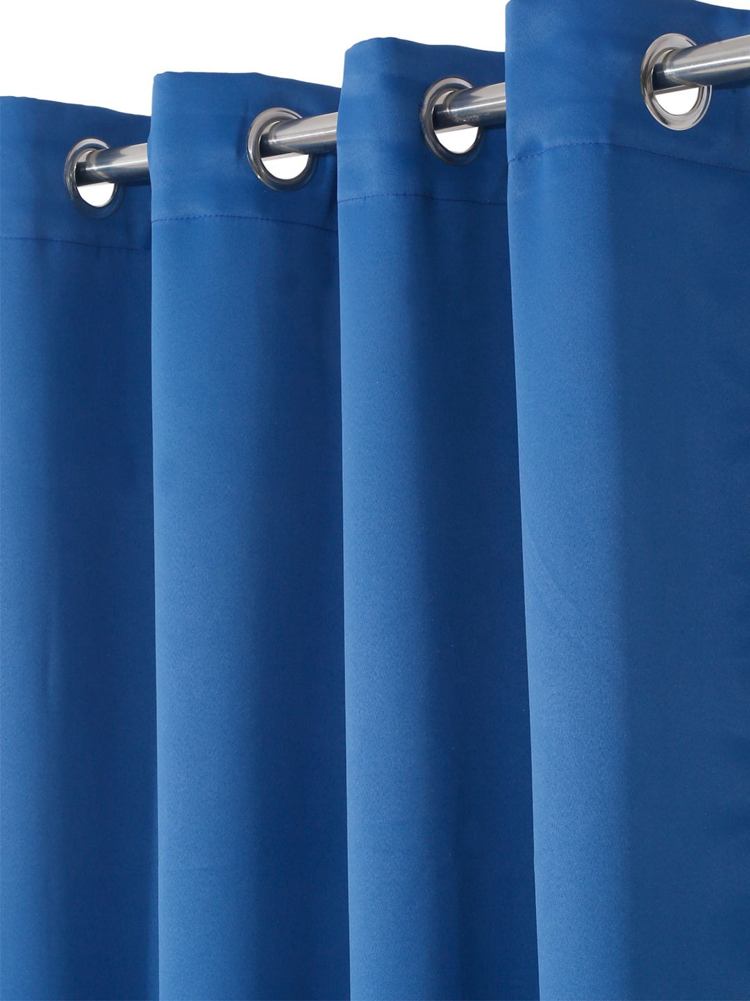 Cortina Navy Blue 2 Pieces Black Out Window Curtains