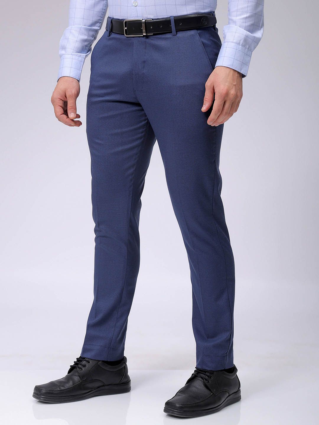 The Indian Garage Co. X Luxe Men Slim Fit Formal Trousers