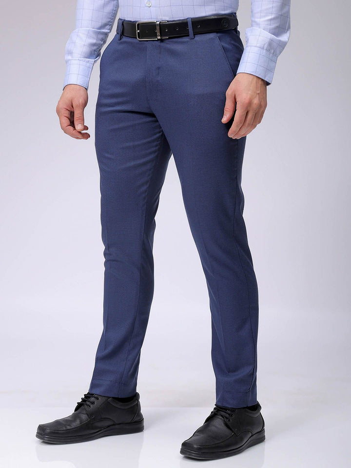 The Indian Garage Co. X Luxe Men Slim Fit Formal Trousers